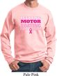 Mens Breast Cancer Awareness Sweatshirt Motor Boating Sweat Shirt