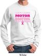 Mens Breast Cancer Awareness Sweatshirt Motor Boating Sweat Shirt