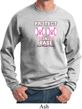 Mens Breast Cancer Awareness Sweatshirt Protect 2nd Base Sweat Shirt