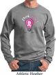 Mens Breast Cancer Awareness Sweatshirt Think Pink Sweat Shirt