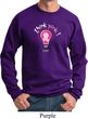 Mens Breast Cancer Awareness Sweatshirt Think Pink Sweat Shirt