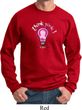 Mens Breast Cancer Awareness Sweatshirt Think Pink Sweat Shirt