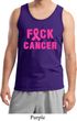 Mens Breast Cancer Awareness Tanktop F*CK Cancer Tank Top