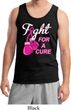 Mens Breast Cancer Awareness Tanktop Fight For a Cure Tank Top