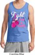 Mens Breast Cancer Awareness Tanktop Fight For a Cure Tank Top