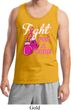 Mens Breast Cancer Awareness Tanktop Fight For a Cure Tank Top