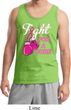 Mens Breast Cancer Awareness Tanktop Fight For a Cure Tank Top