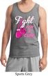 Mens Breast Cancer Awareness Tanktop Fight For a Cure Tank Top