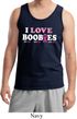 Mens Breast Cancer Awareness Tanktop I Love Boobies Tank Top