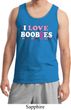 Mens Breast Cancer Awareness Tanktop I Love Boobies Tank Top