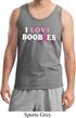 Mens Breast Cancer Awareness Tanktop I Love Boobies Tank Top