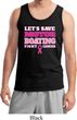 Mens Breast Cancer Awareness Tanktop Motor Boating Tank Top