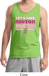 Mens Breast Cancer Awareness Tanktop Motor Boating Tank Top