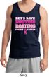 Mens Breast Cancer Awareness Tanktop Motor Boating Tank Top