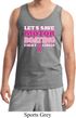 Mens Breast Cancer Awareness Tanktop Motor Boating Tank Top