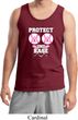 Mens Breast Cancer Awareness Tanktop Protect 2nd Base Tank Top