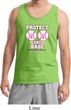 Mens Breast Cancer Awareness Tanktop Protect 2nd Base Tank Top
