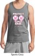 Mens Breast Cancer Awareness Tanktop Protect 2nd Base Tank Top