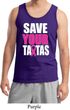 Mens Breast Cancer Awareness Tanktop Save Your Tatas Tank Top