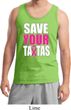 Mens Breast Cancer Awareness Tanktop Save Your Tatas Tank Top