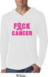 Mens Breast Cancer Shirt F*CK Cancer Lightweight Hoodie Tee T-Shirt