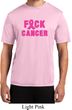 Mens Breast Cancer Shirt F*CK Cancer Moisture Wicking Tee T-Shirt
