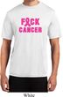 Mens Breast Cancer Shirt F*CK Cancer Moisture Wicking Tee T-Shirt