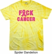 Mens Breast Cancer Shirt F*CK Cancer Spider Tie Dye Tee T-shirt