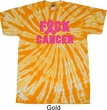 Mens Breast Cancer Shirt F*CK Cancer Twist Tie Dye Tee T-shirt