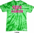 Mens Breast Cancer Shirt F*CK Cancer Twist Tie Dye Tee T-shirt