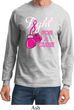 Mens Breast Cancer Shirt Fight For a Cure Long Sleeve Tee T-Shirt