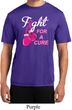 Mens Breast Cancer Shirt Fight For a Cure Moisture Wicking Tee T-Shirt