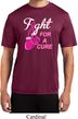 Mens Breast Cancer Shirt Fight For a Cure Moisture Wicking Tee T-Shirt