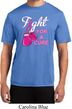 Mens Breast Cancer Shirt Fight For a Cure Moisture Wicking Tee T-Shirt