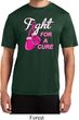 Mens Breast Cancer Shirt Fight For a Cure Moisture Wicking Tee T-Shirt