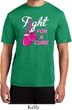 Mens Breast Cancer Shirt Fight For a Cure Moisture Wicking Tee T-Shirt