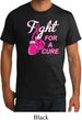 Mens Breast Cancer Shirt Fight For a Cure Organic Tee T-Shirt