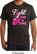 Mens Breast Cancer Shirt Fight For a Cure Organic Tee T-Shirt