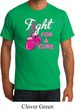 Mens Breast Cancer Shirt Fight For a Cure Organic Tee T-Shirt