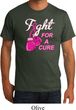 Mens Breast Cancer Shirt Fight For a Cure Organic Tee T-Shirt