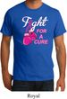Mens Breast Cancer Shirt Fight For a Cure Organic Tee T-Shirt