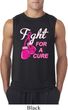 Mens Breast Cancer Shirt Fight For a Cure Sleeveless Tee T-Shirt