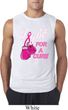 Mens Breast Cancer Shirt Fight For a Cure Sleeveless Tee T-Shirt