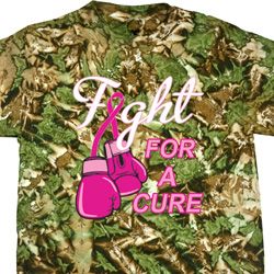 Mens Breast Cancer Shirt Fight For a Cure Tie Dye Tee T-shirt