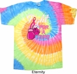 Mens Breast Cancer Shirt Fight For a Cure Tie Dye Tee T-shirt