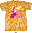 Mens Breast Cancer Shirt Fight For a Cure Twist Tie Dye Tee T-shirt