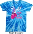 Mens Breast Cancer Shirt Fight For a Cure Twist Tie Dye Tee T-shirt