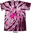 Mens Breast Cancer Shirt Fight For a Cure Twist Tie Dye Tee T-shirt