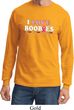 Mens Breast Cancer Shirt I Love Boobies Long Sleeve Tee T-Shirt