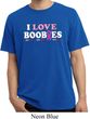Mens Breast Cancer Shirt I Love Boobies Pigment Dyed Tee T-Shirt